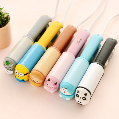 South Korea Mini Cartoon Electric Hair Straightener Hair Curler and Straightener Dual-Use Hair Perm Hair Curler Creative Cartoon Hair Straightening Plate