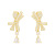 S925 Needles South Korea Affordable Luxury Sense of Quality Bow Earrings 2020 New Graceful Online Influencer Personalized Ear Studs