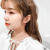S925 Needles South Korea Internet Celebrity Fan 2020 New Tide Diamond Cool Temperament Dress Female Small and Simple Earrings