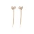 S925 Silver Needle Korean Dongdaemun New Tassel Bow Pearl One Style for Dual-Wear Long Ear Studs Earrings