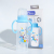 Infant Cartoon Milk Bottle Drop-Proof Anti-Chocking Pp Material Newborn Baby Milk Bottle with Handle Newborn Baby Child