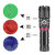 Cross-Border Xhp120 + Cob Red Blue Green Flashlight Zoom Power Display P120 Multi-Function Torch