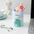 Unicorn Pen Holder Japan and South Korea Stationery Simple Animal Printing Pen Holder Office Pen Holder Dinosaur Desktop Storage Bucket