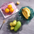 Transparent European Style High Multi-Color Plastic Fruit Plate Drop-Resistant Living Room Snack Candy Plate Modern Household Melon Seeds Plate