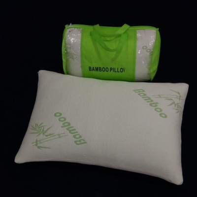 Bamboo Foreign Trade Pillow Bamboo Fiber Pillow Crushed Sponge Pillow Square Bamboo Memory Pillowcase