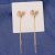 Sterling Silver Needle Micro-Inlaid Bow Tassel Dual-Wear Stud Earrings New Fashion Earrings for Women