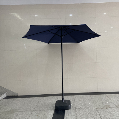 125cm Beach Umbrella 50-Inch Beach Umbrella Dark Blue Sun Umbrella