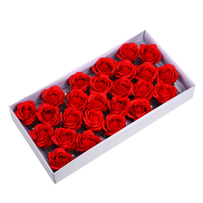Foreign Trade New 5-Layer Soap Flower Head Creative Simulation Valentine's Day Gift Rose Holiday Gift