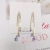 925 Silver Needle Elegant Stud Earrings Women's Korean Ins Micro Inlaid Zircon Long Earrings Design Earrings