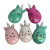New Pointed Ear Unicorn Small Cute Hairdressing Comb Tangle Teezer Transparent Pet Box Packaging