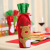 New Christmas Supplies Christmas Sequins Embroidered Wine Bottle Bag Santa Claus Wine Bag