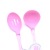 Silicone Kitchenware Pink Transparent Plastic Handle Silicone Kitchenware Set 8-Piece Non-Stick Spatula Tool Set