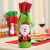 New Christmas Supplies Christmas Sequins Embroidered Wine Bottle Bag Santa Claus Wine Bag