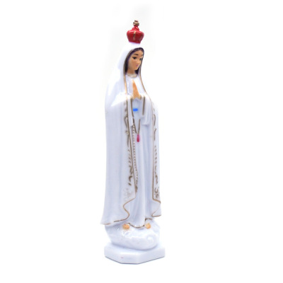 17cm Fatima Fatima Icon Plastic Holy Mary Father Ornaments Religious Icon Ornaments Prayer Ornaments