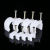 Wire Holder Cable Clips Water Pipe Plastic Pipe Clamp Network Cable Fixed Card Square Line Card U-Shaped Pipe Card Cable Clamp