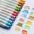 12-Color Magic Highlighter Color Student Key Marker Double-Line Pen Will Change Color Highlighter Marker Pen