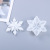 Elian DIY Epoxy Mold Snowflake Silicone Pendant Mold Making Frozen Snowflake Pendant