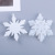 Elian DIY Epoxy Mold Snowflake Silicone Pendant Mold Making Frozen Snowflake Pendant