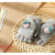 Meet Each Other Love New Children Winter Warm Boys and Girls Half Finger Flip Wool Knitted Gloves Factory Direct Sales