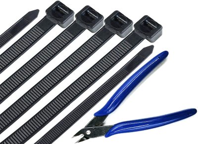 Heavy Duty Zipper Belt 200 Pounds Cable Tie, Self-Locking Nylon Strap, Durable and Tough Cable Tie,(26 Inches, Black)