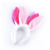 Luminous Plush Rabbit Ears Large Flash Rabbit Ears Headband Concert Props Luminous Toys Spot Manufacturer