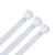 Heavy Duty Zipper Belt 200 Pounds Cable Belt Self-Locking Nylon Winding Belt, Durable Strong Tie 60.9cm White