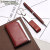 Business Gift Name Card Holder Set Leather Pen Ballpoint Pen Business Card Holder with Keychain + Leather Pen Gift Set