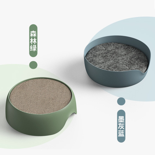 new pet four seasons universal multifunctional thickened crystal velvet warm cat nest pet cat scratch board toy