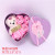 Foreign Trade Heart-Shaped Iron Box Artificial Rose Soap Flower Sanba Mother Valentine's Day Christmas Gift