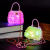 2020 new creative handmade children's luminous toys with chain handbags acrylic night market square selling explosions