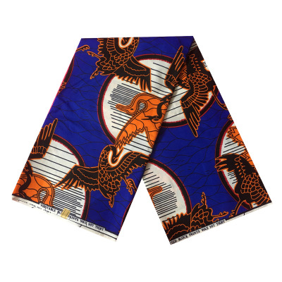 Polyester African Batik Printed Fabric Amazon AliExpress Wish Cross-Border Foreign Trade Dutch Fabric European and American Fabric