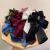 Internet Celebrity Autumn and Winter New Velvet Headband Ribbon Bowknot Hair Ring Korean Ins Girl Top Cuft Boutique Hair Accessories