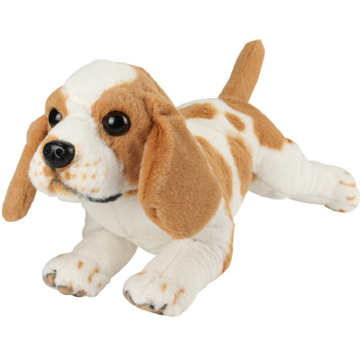 Simulation Plush Toys Pet Dog Figurine Doll Decoration Creative Crafts