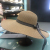 Sun Hat Female Decumbent Corydalis Tuber Top Net Red Tide Visor Straw Hat Wide Brim Sun-Proof Big Brim Foldable Beach Hat
