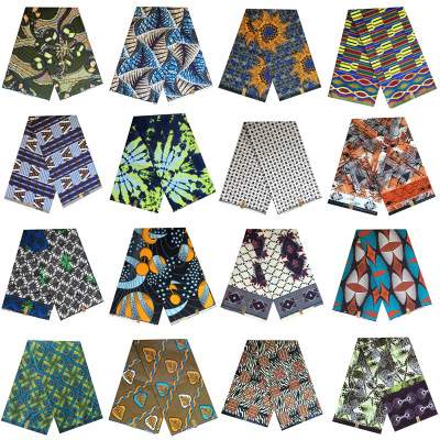 100% Polyester African Batik Printed Fabric Amazon AliExpress Cross-Border Exclusive for Foreign Trade Wax Factory New DIY