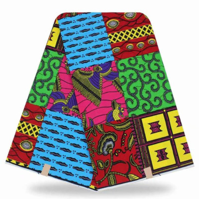 African Wax Fabric High Quality Pure Cotton African Wax Cross-Border Hot Wax Cloth Customized One Product Dropshipping