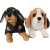 Simulation Plush Toys Pet Dog Figurine Doll Decoration Creative Crafts