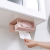 Tissue Box Punch-Free Living Room Bathroom Plastic Wall-Mounted Tissue Box Household Kitchen Multi-Functional Tissue Box