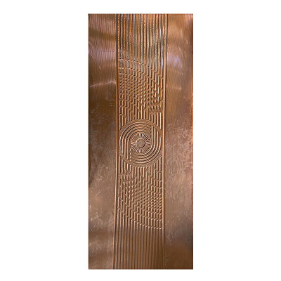 Cast Aluminum Door Panel Foreign Trade Steel Door Sheet Best-Selling Security Metal Door Plate