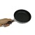 Origin Source round Handle Green Aluminum Non-Stick Frying Pan Flat Pan Maifanshi Non-Stick Double-Bottom Pot Cross-Border Cookware