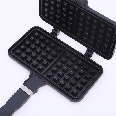 Home DIY Biscuit Baking Mold Waffle Cake Mold Gas Egg Waffle Square Ovenware Tool