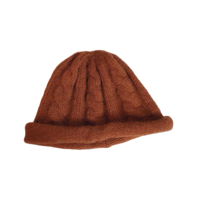 Korean Pointed Hat Women's Trendy Autumn and Winter Thermal Head Cover Wool Hat Cute Sweet Knitted Hat Men's Korean Style All-Matching