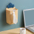 Household Wall-Mounted Tissue Box Seamless Punch-Free Cute Radish Paper Extraction Box Bathroom Face Cloth Storage Box