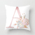 Pink Letters Peach Skin Pillow Case INS Nordic Style Throw Pillowcase Sofa Pillow Cases Amazon Hot Home