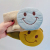 Smiley Face Wide-Brimmed Hair Band Women's Knitted Wool Headband Face Washing Headband Cute Confinement Headscarf Headband Internet Celebrity
