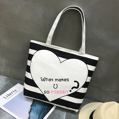 Canvas Bag Women's Shoulder Portable Crossbody Student Bag All-Matching Artisitc Large Capacity Shopping Handbags Korean Style New