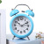 Minimalist Creative 3-Inch Metal Bell with Light Alarm Clock Multifunctional Student Bedside Clock Factory Goods Wholesale