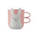 Factory Direct Sales Creative Snowflake Rabbit Mark Drinking Cup Large Cup Mouthwash Toothbrush Cup Simple Multi-Color Teeth Brushing Cup
