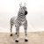 Large Simulation Zebra Plush Toy Simulation Animal Model Photography Props Home Decoration Gifts for Children and Girls