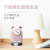 Cute Bear Humidifier USB Quartz Clock Colorful LED Car Mini Noiseless Bedroom Office Home Air Atomizer